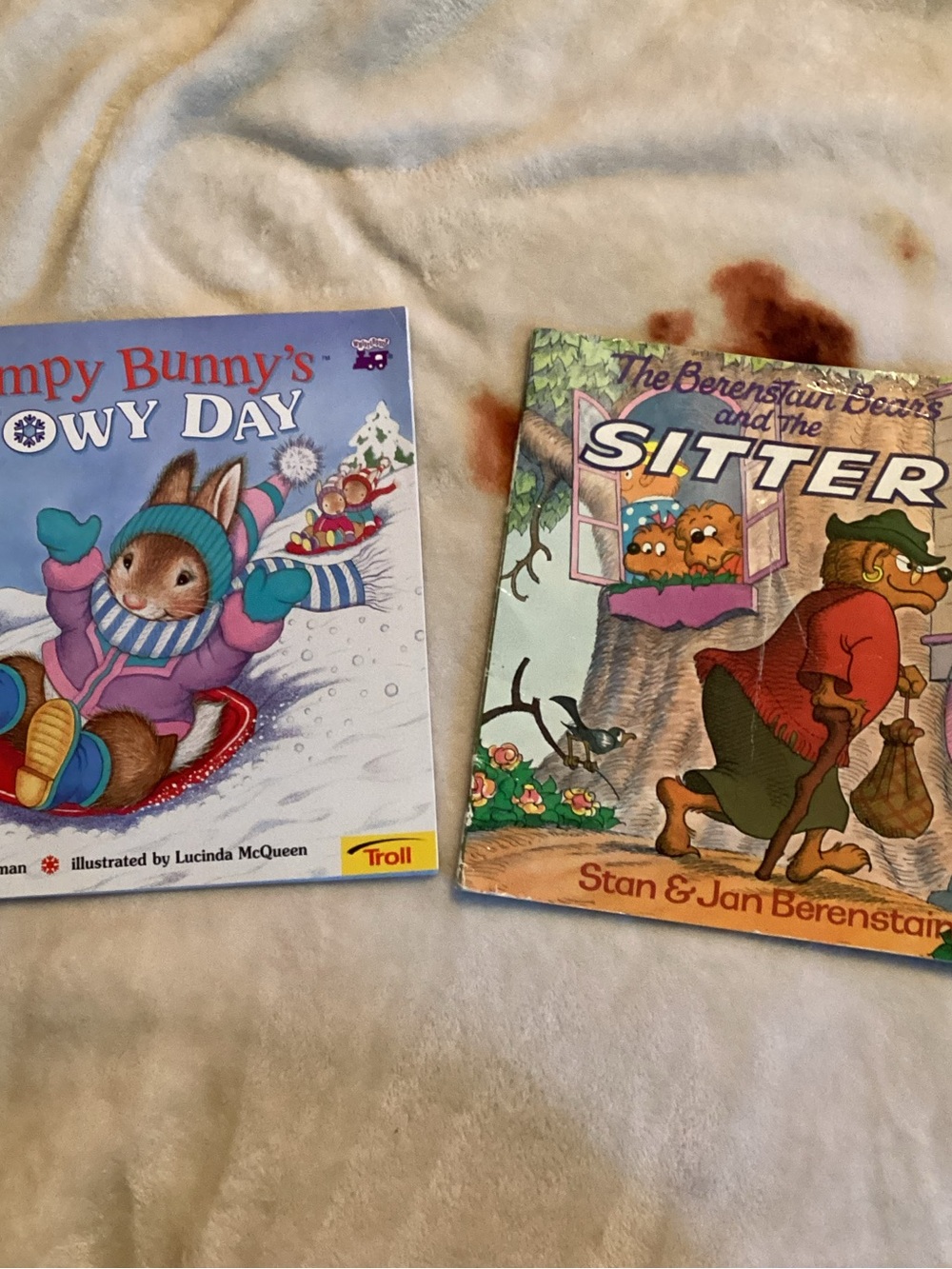 Children's Picture Book Pair Vintage Paperback Bunny and Berenstain Bears